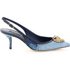 Dolce & Gabbana Devotion Slingbacks - Denim