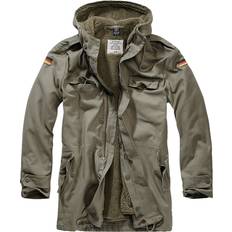 Brandit BW Parkas with Flag - Olive Green