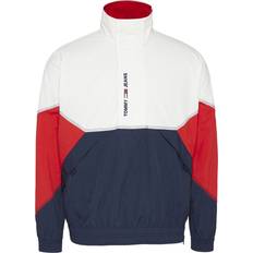 Tommy Lightweight Colour Blocked Popover Jacket - White/Multi
