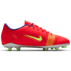 20½ Sportschuhe NIKE Jr. Mercurial Vapor 14 Club FG/MG - Bright Crimson/Indigo Burst/White/Metallic Silver