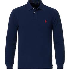 Polo Ralph Lauren Uomo Polo Polo Ralph Lauren Slim Fit Long Sleeve Polo Shirt - Newport Navy