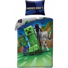 Minecraft Enderman Duvet Cover and Pillowcase Set 55.1x78.7"