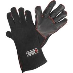 Multicolor Agarraderas Weber Guantes De Cuero Para Barbacoa Agarraderas Negro (17.4x35cm)