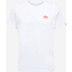 Alpha Industries Backprint Maglietta Bianco-Rosso Dimensione