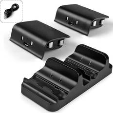 INF Xbox One Charging Station with Two Batteries - Black