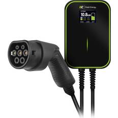 Green Cell Cargador Wallbox EV PowerBox 22kW con cable Tipo 2 EV14