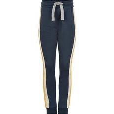 Mjukisbyxor - Randiga Barnkläder Minymo Sweatpants - Blue Nights (131455-7840)