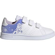 adidas Kid's Advantage - Cloud White/Cloud White/Chalk Purple