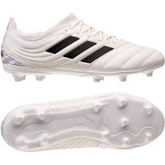 adidas Kid's Copa 20.1 Firm - Cloud White/Core Black/Signal Green