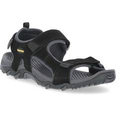 Men - Suede Sport Sandals Trespass Belay M - Black