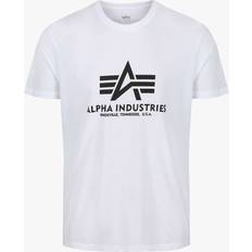 Alpha Industries Tops Alpha Industries Basic Logo T-shirt - White