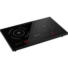 60 cm Kochfelder tectake Hob Double 3500 W