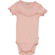 Wheat Rib Ruffle Body S/S - Misty Rose (9128d-007-2270)