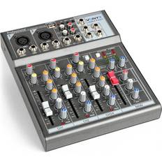 Pan DJ-mixers Vonyx VMM-F401 4 kanaals muziek mixer met effect en USB speler