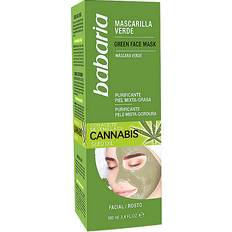 Men Facial Masks Babaria Green Face Mask with Cannabis Seed Oil 100ml