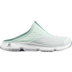 Dame - Slip-on Sportssandaler Salomon Reelax Slide 5.0 - Opal Blue/White