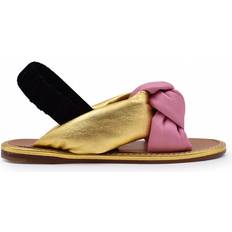 Yellow Sandals Miu Miu Tied Sandals - Yellow