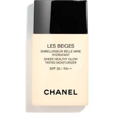 Bottle BB Creams Chanel Les Beiges Sheer Healthy Glow Tinted Moisturizer SPF30+ PA++ Light Deep