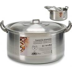 Aluminium Andere Potjes BigBuy Home Aluminium with lid 8 L 28 cm