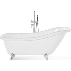 White Freestanding Bathtubs Beliani Cayman (20647871)