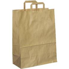 Present- & Kalaspåsar Party Bags Brown 16L 25-pack