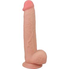 TPE Dildos Sexleksaker Lovetoy Sliding-Skin Dual Layer Dong 9.5"