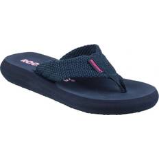 Sunset Navy Webbing Flip Flops - Navy Blue