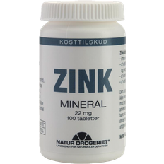 Natur Drogeriet Vitaminer & Mineraler Natur Drogeriet Zink 22mg 100 stk