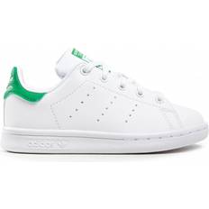 Adidas Textile Children's Shoes adidas Kid's Stan Smith - Cloud White/Cloud White/Green