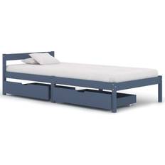 vidaXL Bed Frame with 2 Drawers 60cm Bettrahmen 100X200cm