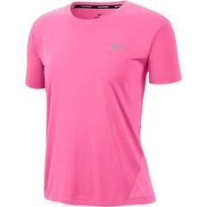 Nike Miler Short-Sleeve Running Top Women - Pink Glow