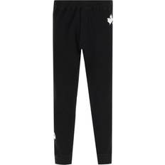 DSquared2 Byxor DSquared2 Sweatpants with D2 Leaf Print - Black/White