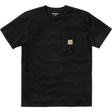 Bomuld - M - Sort Overdele Carhartt Pocket S/S T-shirt - Black