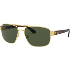 Ray ban rb3663 Ray-Ban Hombre Sunglass RB3663 - Oro Montura Verde