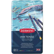 Aquarelle Pencils Derwent Inktense Water Colored Pencils 12-pack