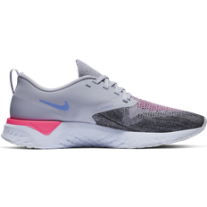 NIKE Dame - Grå Sko NIKE Odyssey React Flyknit 2 W - Indigo Haze/Black/Iron Purple/Sapphire