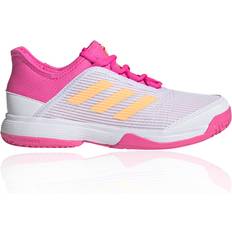 Adidas Junior Adizero Club - Cloud White/Acid Orange/Screaming Pink