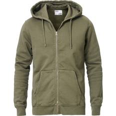 Colorful Standard Classic Organic Zip Hood - Dusty Olive