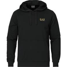 EA7 Train Logo Hoodie - Black/Gold