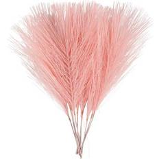 Deco Konstgjorda Fjädrar Pink 10-pack