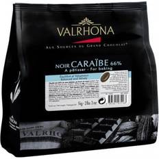 Valrhona Chokolade Valrhona Feves Caraïbe 66% 1000g