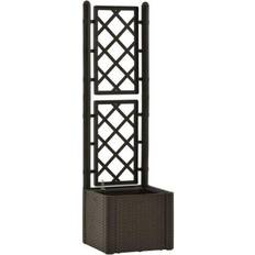 vidaXL Garden Raised Bed with Trellis Plantekasse