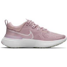 Midfoot Support Bridge Running Shoes Nike React Miler 2 W - Plum Chalk/Pink Foam/White