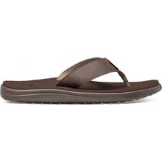 43 ½ - Herre Flip-Flops Teva Voya Flip Leather - Chocolate Brown