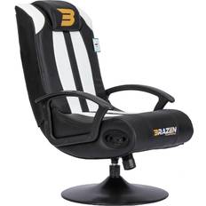 Brazen Gamingchairs Stag 2.1 Bluetooth Surround Sound Gaming Chair - Black/White