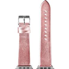Metallic Leather Watch Strap for Apple Watch 38/40mm	