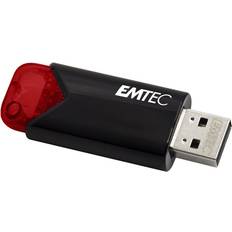 Emtec Memoria USB 256GB B110 Click Easy (Rot) USB 3.2 (20MB/s)