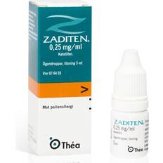 Zaditen 0.25mg/ml 5ml Ögondroppar