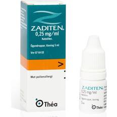 Théa Håndkøbsmedicin Zaditen 0.25mg/ml 5ml Øjendråber