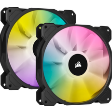 Corsair Ventilatori Corsair SP140 RGB Elite PWM LED (2-Pack) 140mm